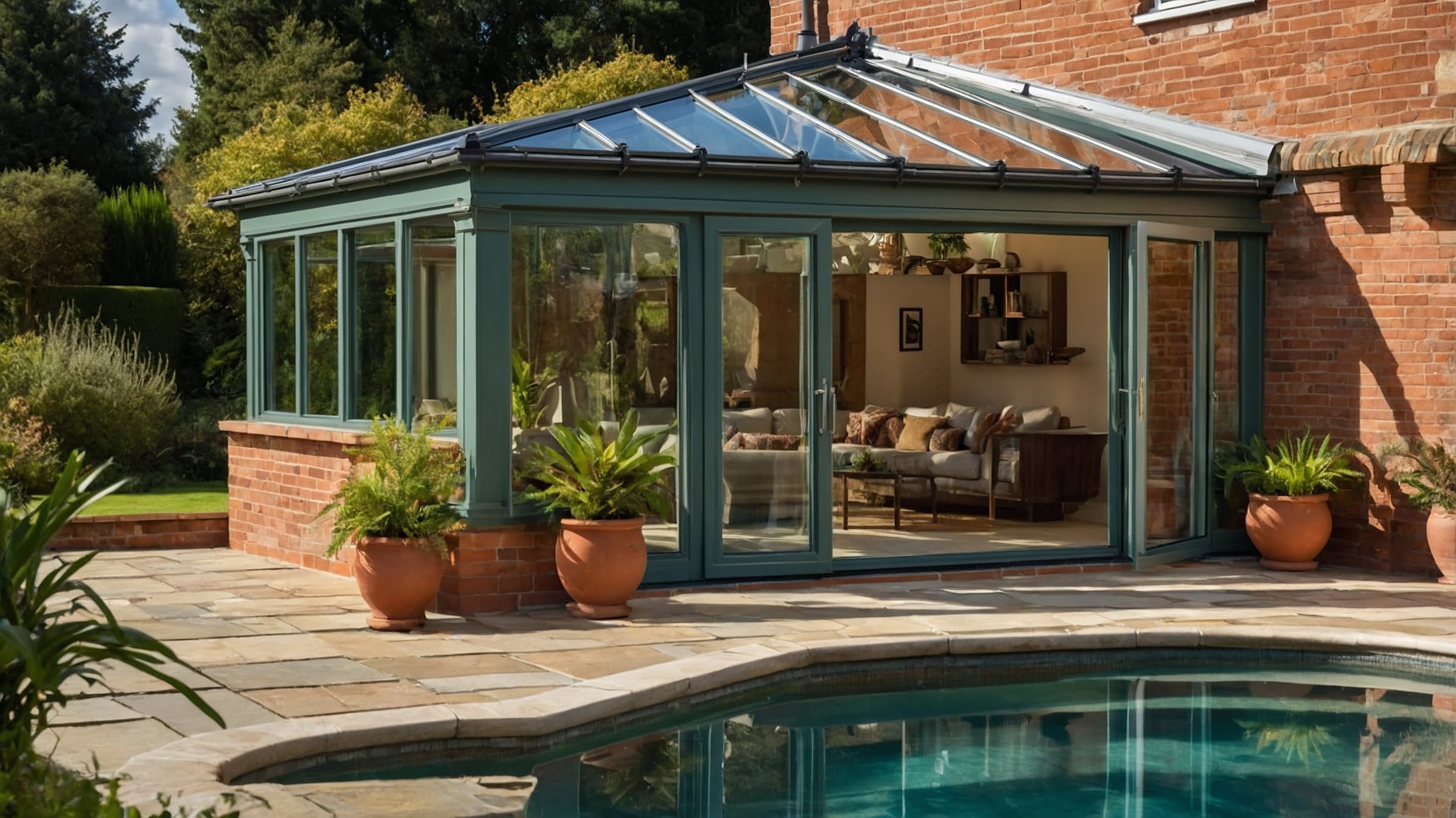 Glass Conservatory Roof